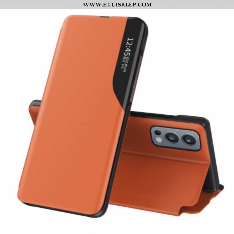 Etui Na Telefon do OnePlus Nord 2 5G Teksturowana Sztuczna Skóra